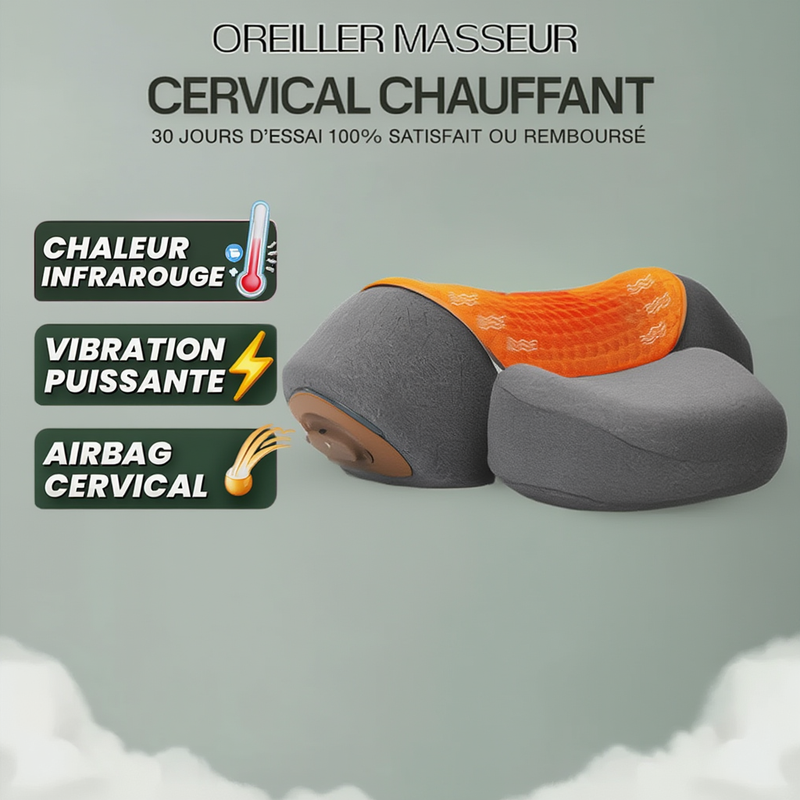 Oreiller Masseur Cervical Chauffant