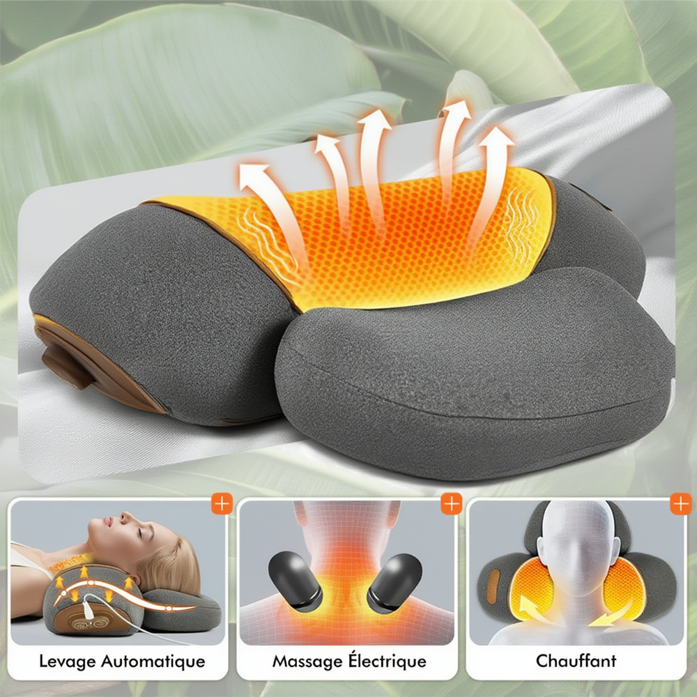 Oreiller Masseur Cervical Chauffant