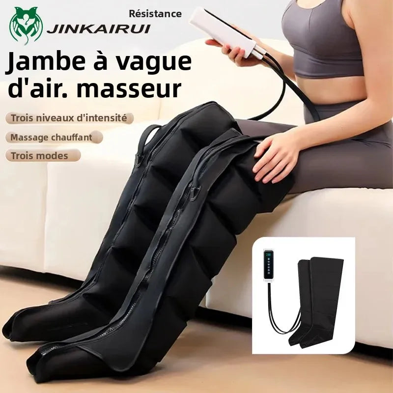 Bottes Massage Compression Air - Jambes Pieds Mollets Relaxation