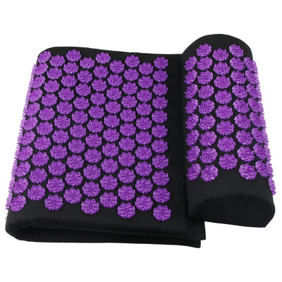 Tapis d'Acupression + Coussin Lotus - Soulage Dos Cervicales Stress