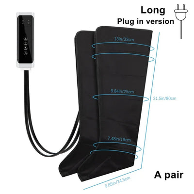 Bottes Massage Compression Air - Jambes Pieds Mollets Relaxation