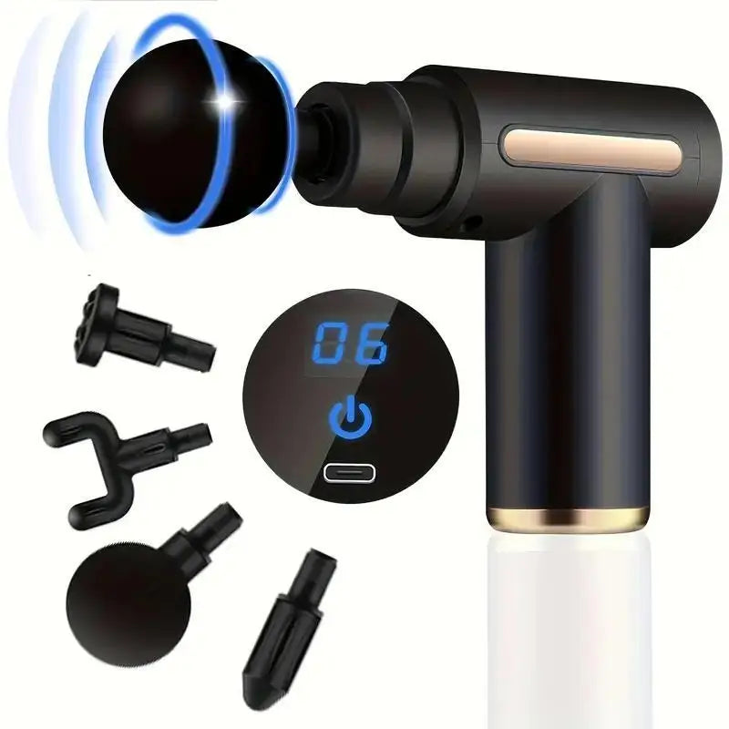 Pistolet de Massage Musculaire - 8 Têtes - Relaxation Profonde