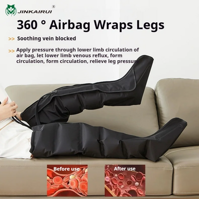Bottes Massage Compression Air - Jambes Pieds Mollets Relaxation