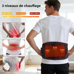 Ceinture Lombaire Massante Chauffante