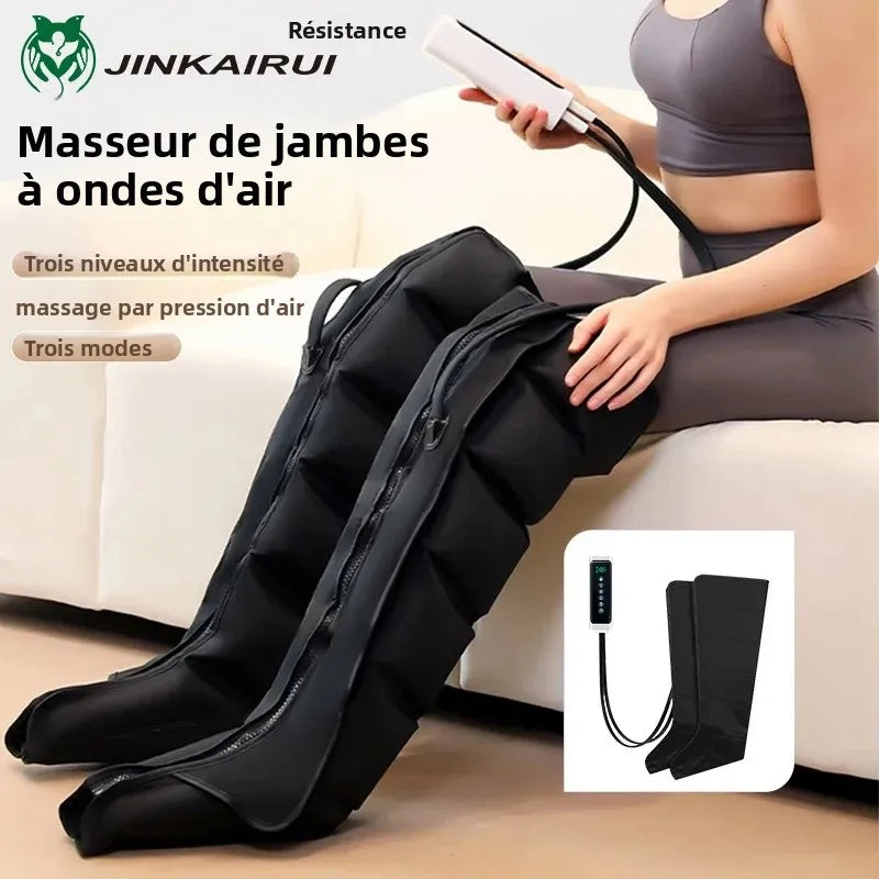Bottes Massage Compression Air - Jambes Pieds Mollets Relaxation
