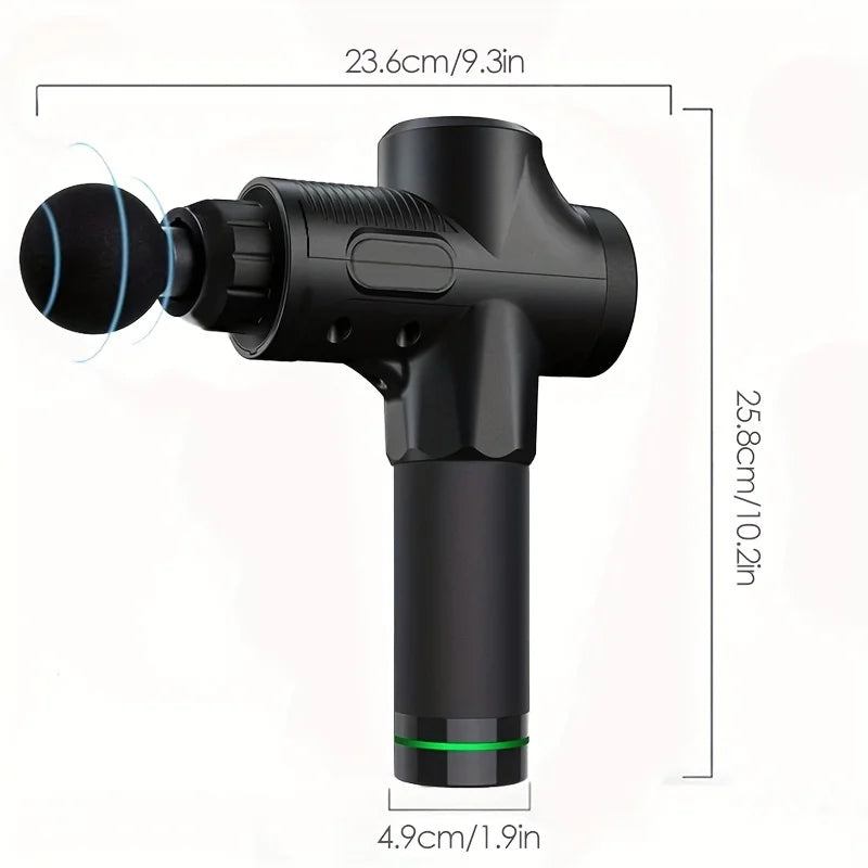 Pistolet de Massage Musculaire - 8 Têtes - Relaxation Profonde