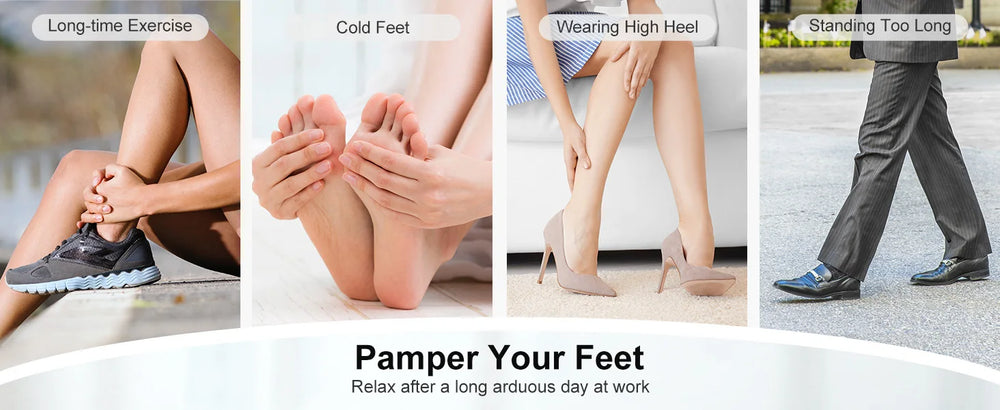 Masseur de Pieds Shiatsu Pro - Compression & Chaleur