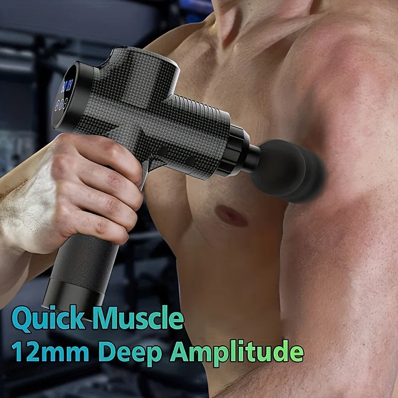 Pistolet de Massage Musculaire - 8 Têtes - Relaxation Profonde
