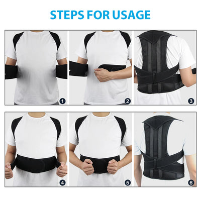 Correcteur de Posture Dos Réglable