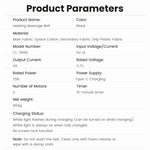 Ceinture Lombaire Massante Chauffante