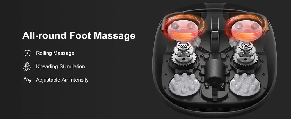Masseur de Pieds Shiatsu Pro - Compression & Chaleur