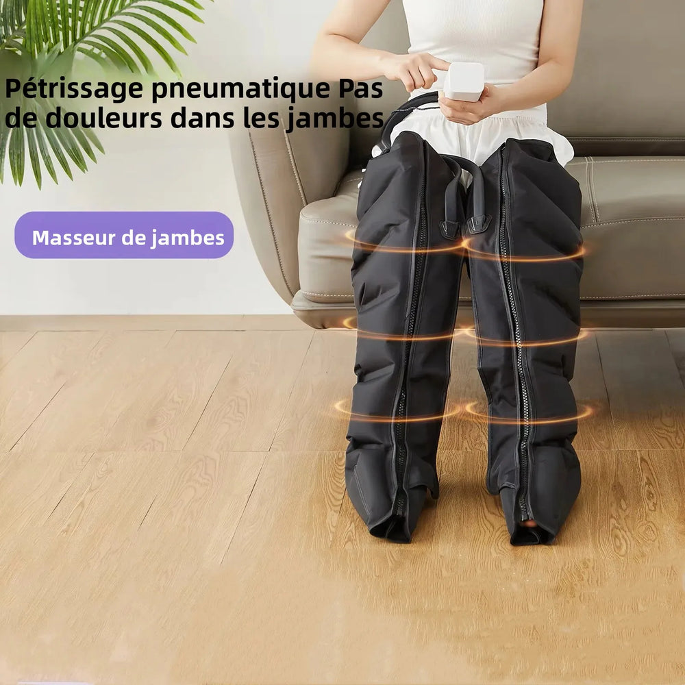 Bottes Massage Compression Air - Jambes Pieds Mollets Relaxation