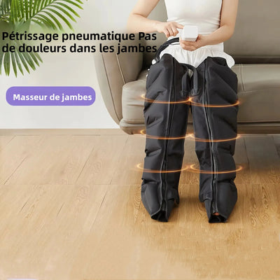 Bottes Massage Compression Air - Jambes Pieds Mollets Relaxation